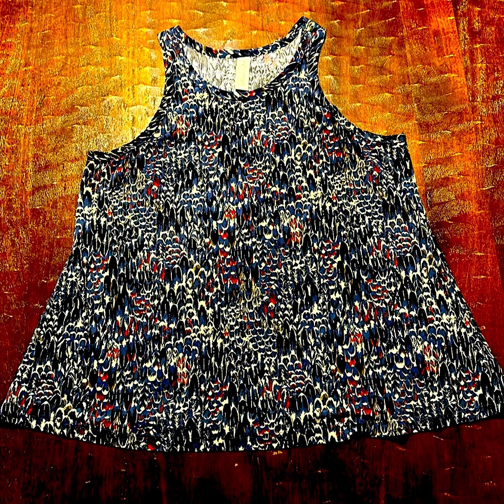 Red, White and Blue Racerback Tanktop by Allison Joy - Large
